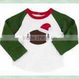 Christmas Football Ruffle Raglan Tee Yall Ready it Game Day Boutique Girls Clothes Football Icing Ruffle Raglan Shirt thumbnail-1