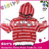 Latest Winter Design Kids Red Strip Fashion Hood Customized Hoodies With Hood thumbnail-1