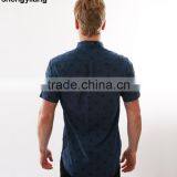 Custom Men Short Sleeve Polka Dot Print Shirts thumbnail-2