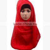 Muslim Pure Color Bag Towel Europe and the United States Fashion Super Large Cap Cover Scarf Scarf thumbnail-4