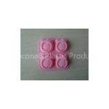 4 Holes Kitty Cat Non-stick Silicone Cake Mould Pink For Kitchen Bakeware thumbnail-1