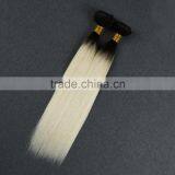 Factory Wholesale Price Two Tone Ombre Colored Hair Weave Bundles thumbnail-3