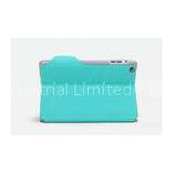 Attractive PU leather case , Full protection Blue Apple iPad mini Protective Covers