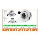 7W 38 Degree LED Focus Spotlight 220V 50Hz / 60Hz Recessed Mounted