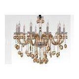 Funky Crystal Modern Chandeliers / Light Heart Shaped Pendant Lamp 7500K - 8000K thumbnail-1