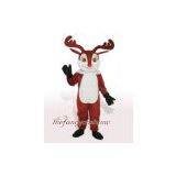 Fur Deer Mascot Costume Christmas Party Dress