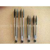 FDA LGFB Skidproof Handle BBQ Tongs / Silicone Tongs Supplier China