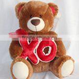Stuffed Plush Teddy Bear Toys Wholesale With Bow thumbnail-1