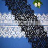 Cheap Black High Elastic Eyelet Knitting Lace and Decorative Lace Tape With 16 cm thumbnail-2