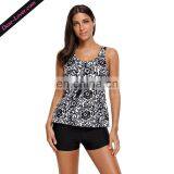 Factory Price Printed Plus Size Womens Tankini Bathing Suits thumbnail-3