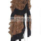Gothic Steampunk Laces and Frills Layered High Low Skirt thumbnail-2