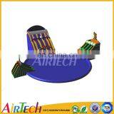 Giant Water Park on Land With Slide