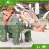 KAWAH 3.5 Meters Long Dinosaur Rides Robotic Triceratops Ride thumbnail-6