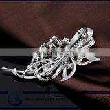 Fashion Jewelry Bouquet With the Geometry of the Crystal Mosaic of the Brooch thumbnail-2