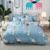 Household bedroom printed design sheets bed set wholesale 100% cotton bedding set
