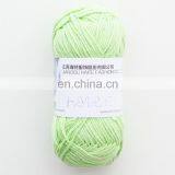 Soft hand knitting 100% cotton light weight crochet yarn for export