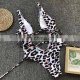 New Design Summer Leopard Swimsuit Women Sexy Bikini 5 Colors One Piece Girls Swimwear thumbnail-6