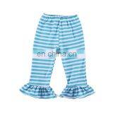 Infant/Toddler Girls Long Boutique Icing Ruffle Leggings Stripe Pants Cotton Bottoms Elastic Waist Trousers Age 1T-6Y thumbnail-2