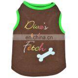 18" Cotton Oem Pet T-shirt Brown Dog Apparel thumbnail-1