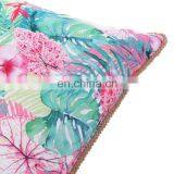 Hot Style Square Double Sides Flower Printed Outdoor Pillows Decorative Throw Pillows thumbnail-6