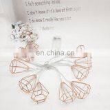 Battery Operated Diamond Shape Fancy Metal String Light For Home Holiday Decoration thumbnail-6