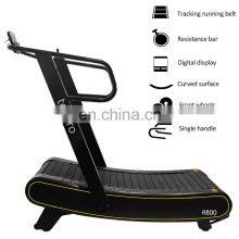 Cheap Price Home Use Fitness Running Machine Curved Manual Treadmill Self Generating Treadmill thumbnail-3
