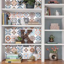 Bohemian Design Adornment Namely Peel Namely Wallpaper, 40.64 cm x 300.00 cm Color Strip Sticks Ceramic Tile Namely Removable From the Sticky Wallpaper Wallpaper Splash Plate Wall Decals Vinyl Film Wall Cover Applies to the Kitchen thumbnail-5