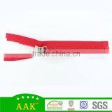 3# Derlin Zipper Delrin Open End Zipper With Cupronickel Thumb Puller thumbnail-1