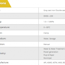 Mstnland CAST IRON CLAMP TYPE SOFT-SEALING GATE VALVE thumbnail-2