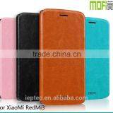 MOFi RUI Series Mobile Phone PU Leather Flip Case Cover for XiaoMi RedMi3, Back Cover for RedMi3 thumbnail-1
