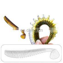 25 Colors 75mm 100mm 125mm Two-color Matching Special Flavor With Fragrant Soft Fishing Lures Larval Bass Soft Bait thumbnail-3