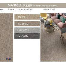 GKBM Greenpy MJ-S6012 Home Deco Fireproof Click Bright Chestnut Stone Composite SPC Flooring thumbnail-4