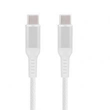 Nylon Braided USB-C to USB-C 3A Fast Charging Cable Type C Charger for Apple Macbook Huawei P40 thumbnail-5