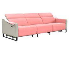 Modern Minimalist First Layer Cowhide Living Room Sofa Armrest Creative Design Leather Functional Sofa Combination thumbnail-3