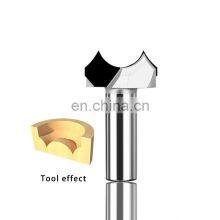 LIVTER Woodworking Diamond Dragon Bead Gold Round Cutter Solid Wood Bead Curve Router thumbnail-1