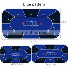 Wholesale Factory Supplies Foldable Texas Desk Casino Table Rubber Custom Poker Mat thumbnail-4