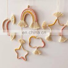 Mini Sky Macrame Wall Hanging Car Charm Beautiful Animal Rainbow Nursery Decor , Baby Room Decor Manufacturer thumbnail-1