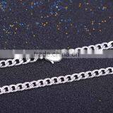 Yiwu Wholesale Fashion Rhodium Plated Different Types Curb Chain Of Necklace thumbnail-6