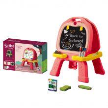 Wholesale Educational Children's Double-Sided Drawing Table Toys Dust-Free Portable Painting Board Set