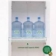 Cream White Metal Pantry Cupboard-CBT685 With Adjustable Laminate 50kg Capicity for Kitchen & Dining-Custom Color&Size thumbnail-4