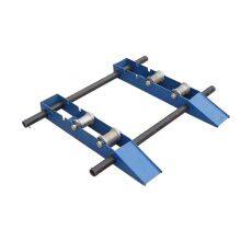 Heavy‑Duty Multifunction Cable Pay‑off Stand With Adjustable Bearings & Rotating Axle | Industrial Cable Reel Dispenser for Fiber Optic & Power Lines thumbnail-4