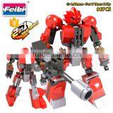 COGO Bricks 2 in 1 Beast Warrior ABS Material Children Plastic Building Blocks