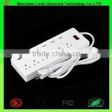 Hot Sale Factory CE Cheap Extension Power Plug 6 Way USB Power Srip USA