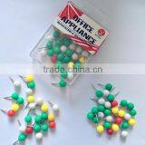 Wholesale High Quality 23mm Plastic Clear Square Head Thumb Tack thumbnail-3