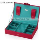 W1275R-1 Wholesale 10'' Stackable Jewelry Display Tray Wooden Jewelry Box