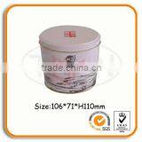 100g Oval Shped Tea Tin Box
