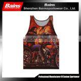 2016 Cusotm Full Sublimation Sport Tank Top Printing thumbnail-1