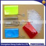 Customized Colorful Clear Vinyl Swivel Card Holders