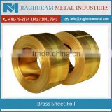 Hot Sale of Brass Sheet Foil by Respectable Supplier at Market Rate