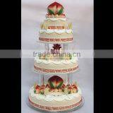 3-tier Fashion Acrylic Cake Cake Stand for Home/party/hotel/banquet/wedding Decoration (S1515)